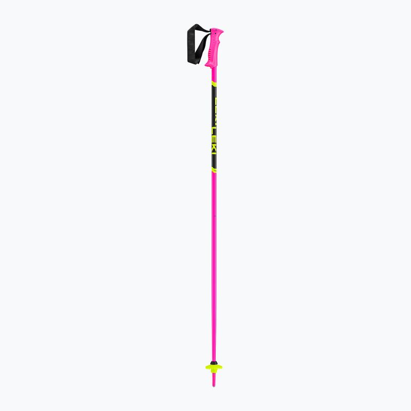 Bețe de schi pentru copii  LEKI Racing neon pink/ black/ neon yellow 2