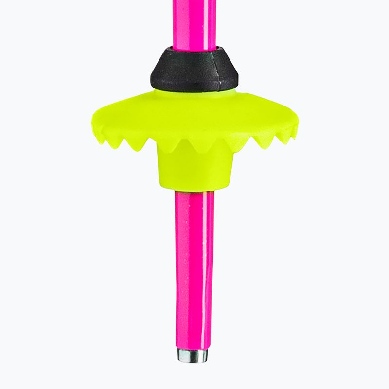 Bețe de schi pentru copii  LEKI Racing neon pink/ black/ neon yellow 4