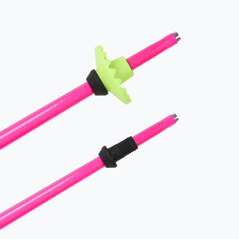 Bețe de schi pentru copii  LEKI Racing neon pink/ black/ neon yellow 5