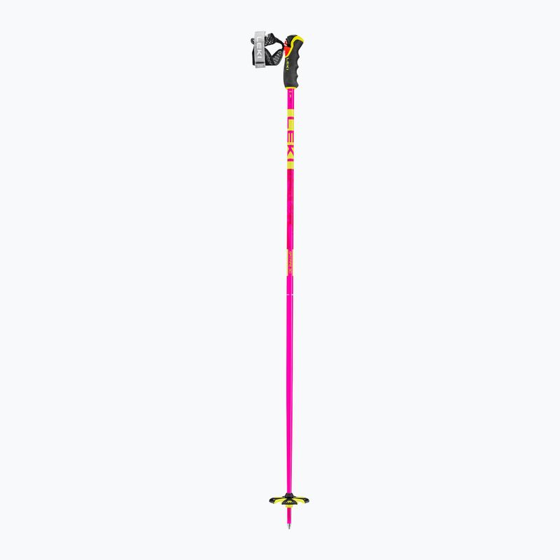 Bețe de schi LEKI Spitfire 3D neon magenta/neon yellow/berry 3