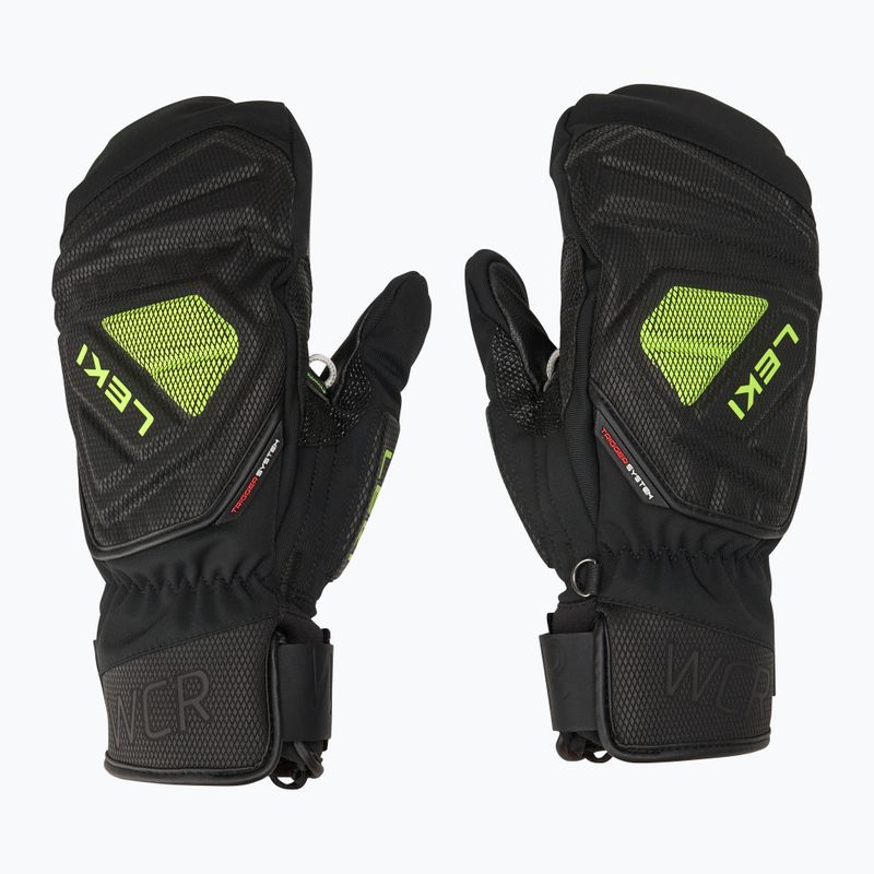 Mănuși de schi pentru bărbați  LEKI WCR C-Tech 3D Mitt black/ ice lemon 2