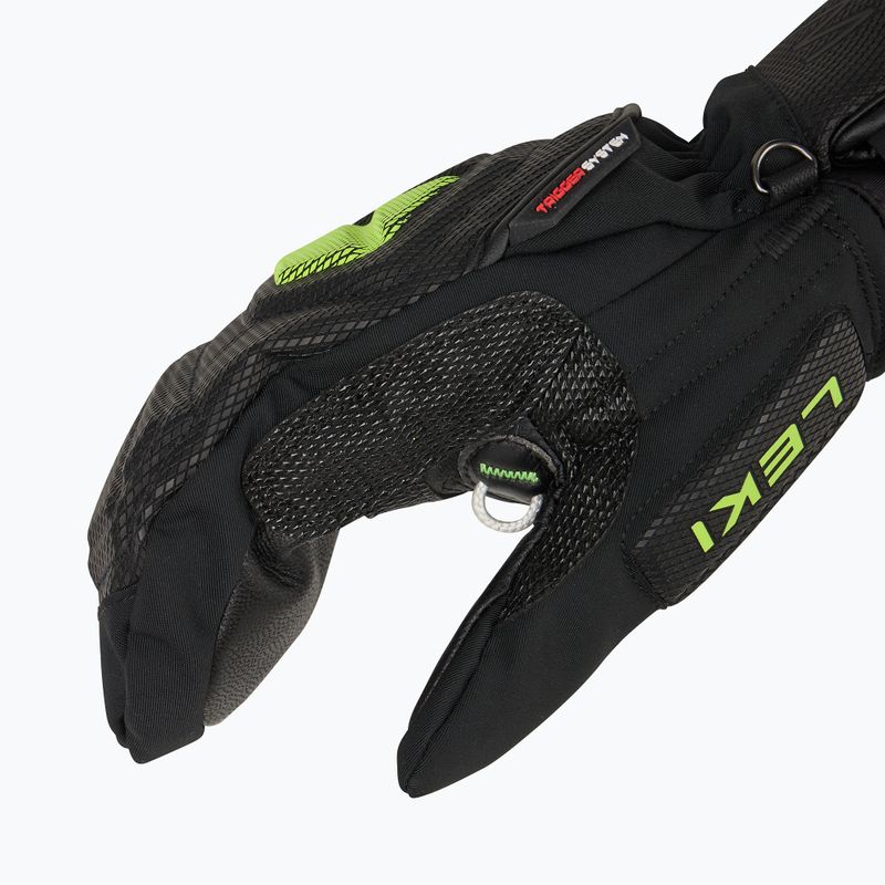 Mănuși de schi pentru bărbați  LEKI WCR C-Tech 3D Mitt black/ ice lemon 4