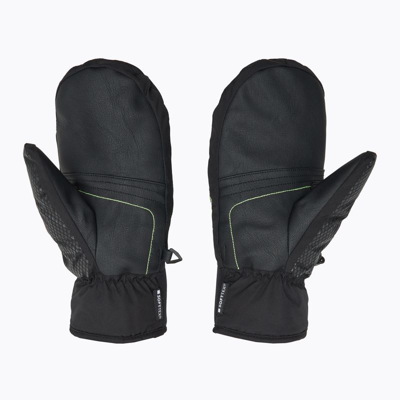 Mănuși de schi pentru copii LEKI WCR Team 3D Junior Mitt black/ ice lemon 3