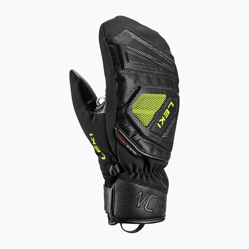 Mănuși de schi pentru copii LEKI WCR C-Tech 3D Junior Mitt black/ice lemon 2