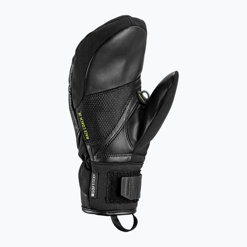 Mănuși de schi pentru copii LEKI WCR C-Tech 3D Junior Mitt black/ice lemon 3