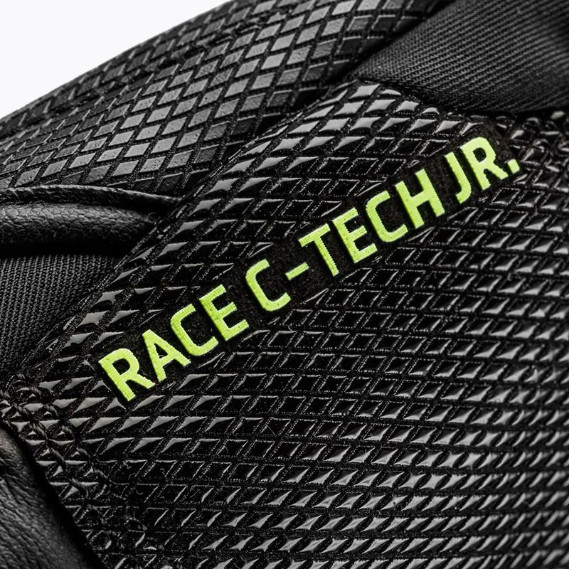 Mănuși de schi pentru copii LEKI WCR C-Tech 3D Junior Mitt black/ice lemon 7
