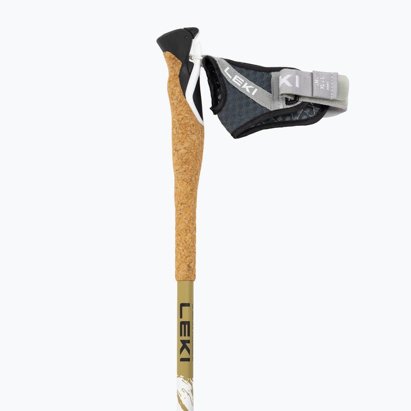 Bețe de trekking LEKI Cross Trail TA white/goldbrown/black 3