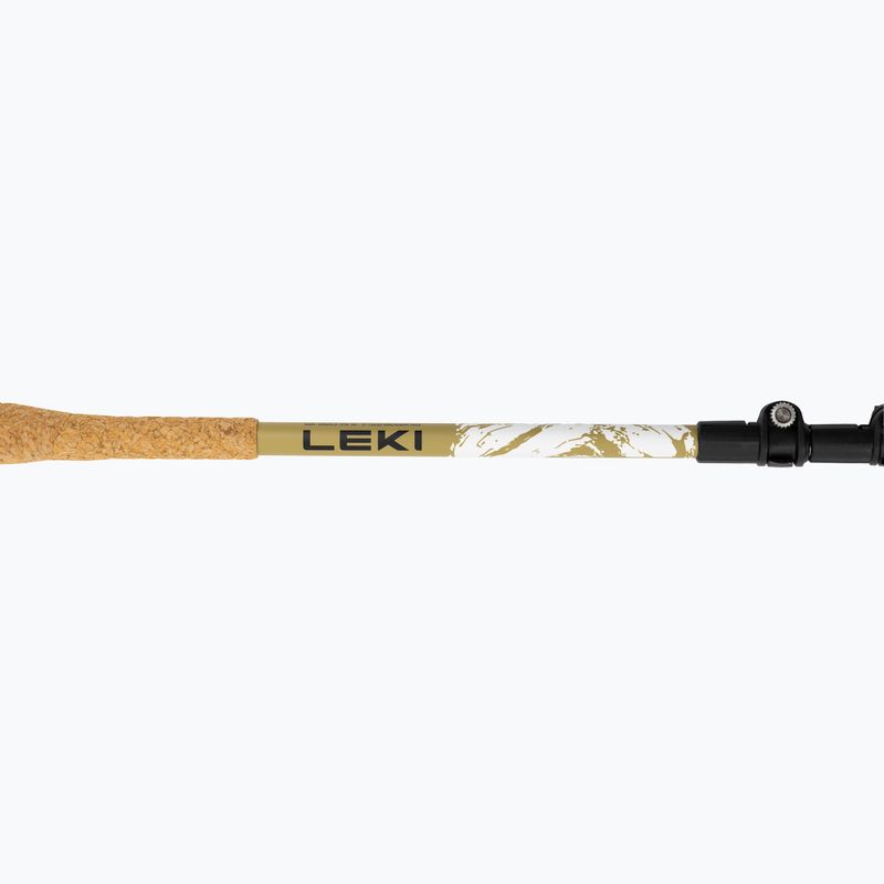 Bețe de trekking LEKI Cross Trail TA white/goldbrown/black 5
