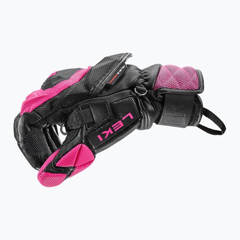 Mănuși de schi pentru femei LEKI WCR Venom SL 3D black/ pink 10