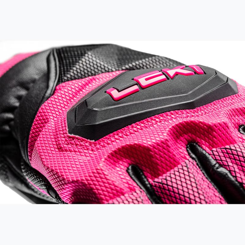 Mănuși de schi pentru femei LEKI WCR Venom SL 3D black/ pink 12