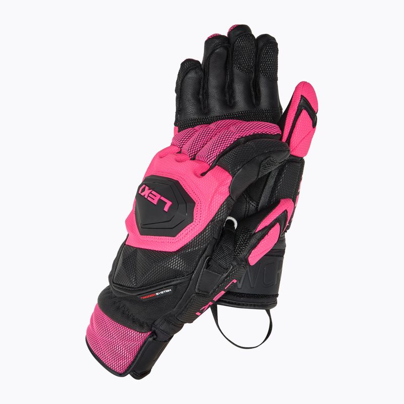 Mănuși de schi pentru femei LEKI WCR Venom SL 3D black/ pink