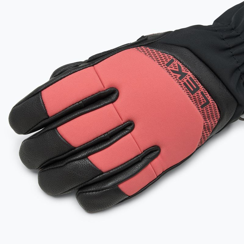 Mănuși de schi pentru femei LEKI Griffin Base 3D black/ rose 4