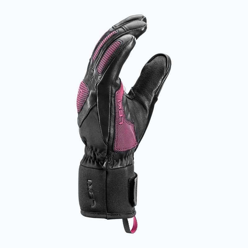 Mănuși de schi pentru femei LEKI Griffin Pro 3D black/ rose 3