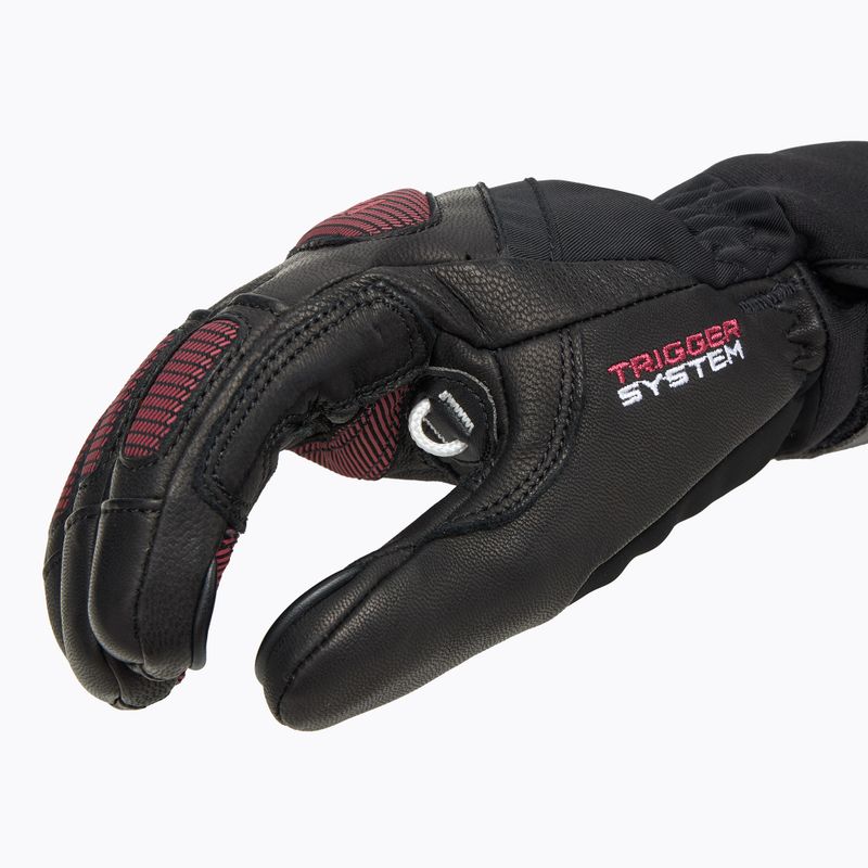 Mănuși de schi pentru femei LEKI Griffin Pro 3D black/ rose 4
