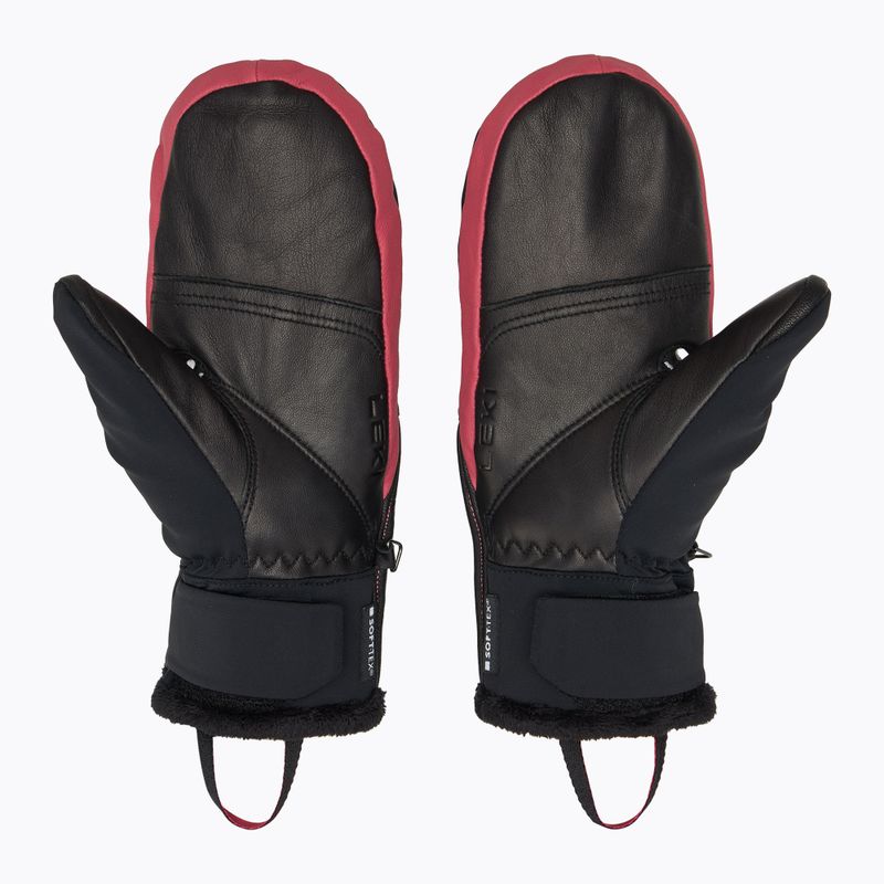 Mănuși de schi pentru femei LEKI Vallarta 3D Mitt black/ rose 2