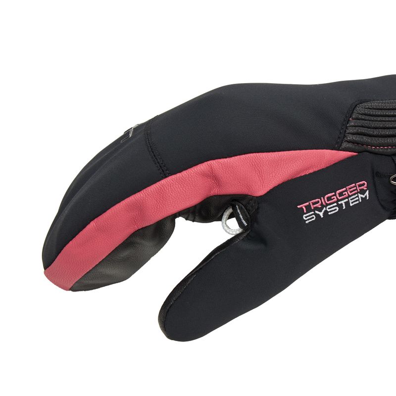 Mănuși de schi pentru femei LEKI Vallarta 3D Mitt black/ rose 5