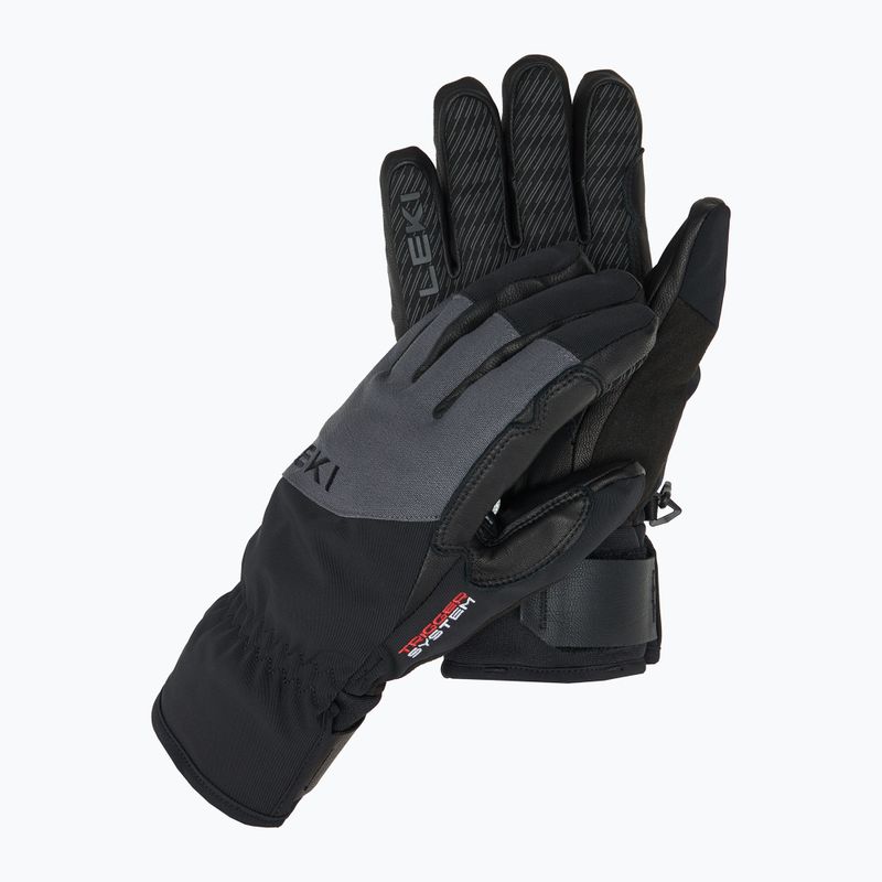 Mănuși de schi pentru bărbați  LEKI Pegas 3D GTX black/ graphite