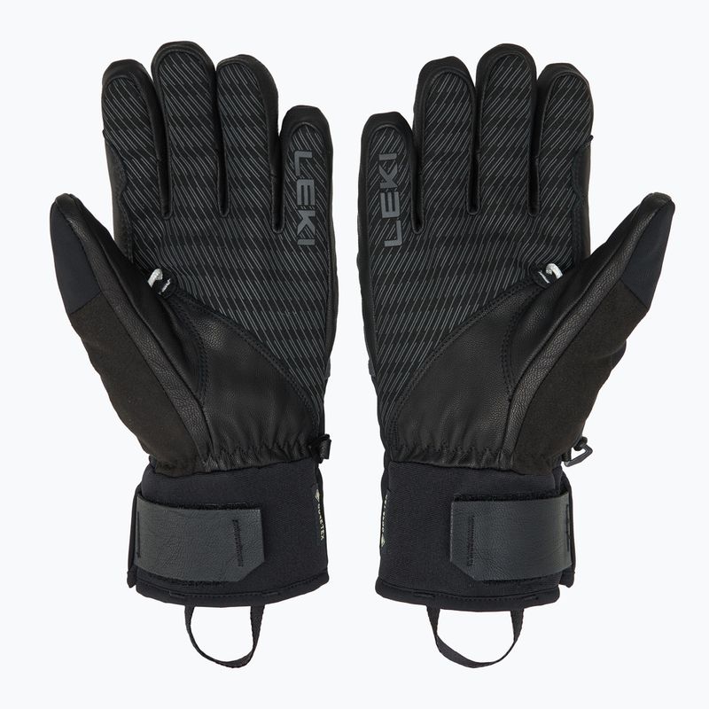Mănuși de schi pentru bărbați  LEKI Pegas 3D GTX black/ graphite 2