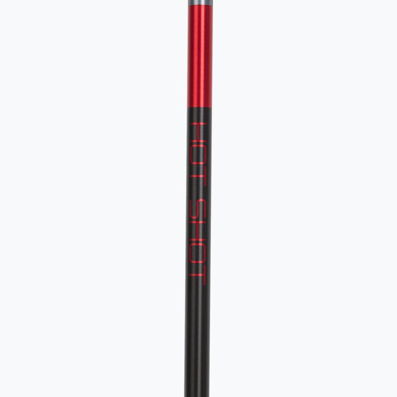 Bețe de schi LEKI Hot Shot anodized black/eloxal gray/eloxal red 4