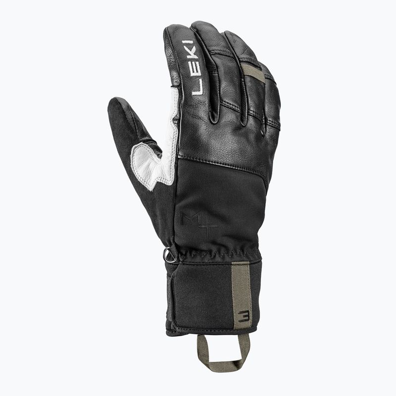Mănuși de schi pentru bărbați Leki Montera Pro GTX black/white/burnt olive 2
