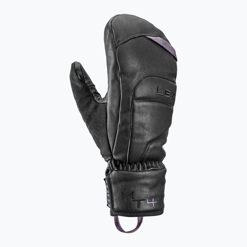 Mănuși de schi pentru femei LEKI Montera Prime Women Mitt black/blackberry gray 2