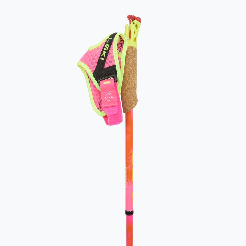 Bețe de alergare LEKI Ultatrail FX.One SL pink/orange 2