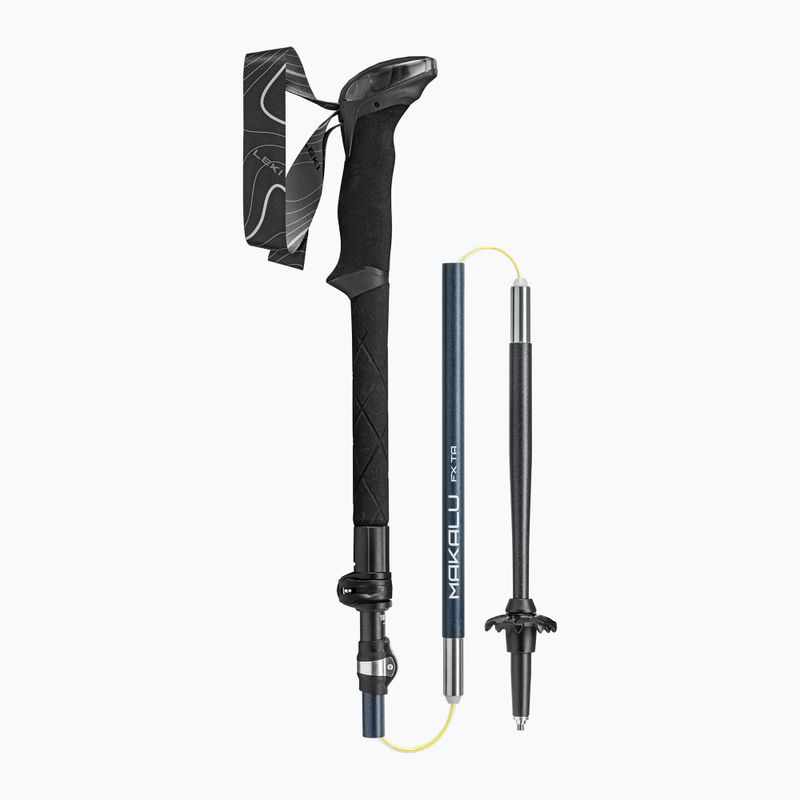 Bețe de trekking LEKI Makalu FX TA black stone blue/dark white 3