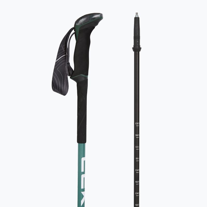 Bețe de trekking LEKI Makalu Lite malachite green/dark malachite green/white 3
