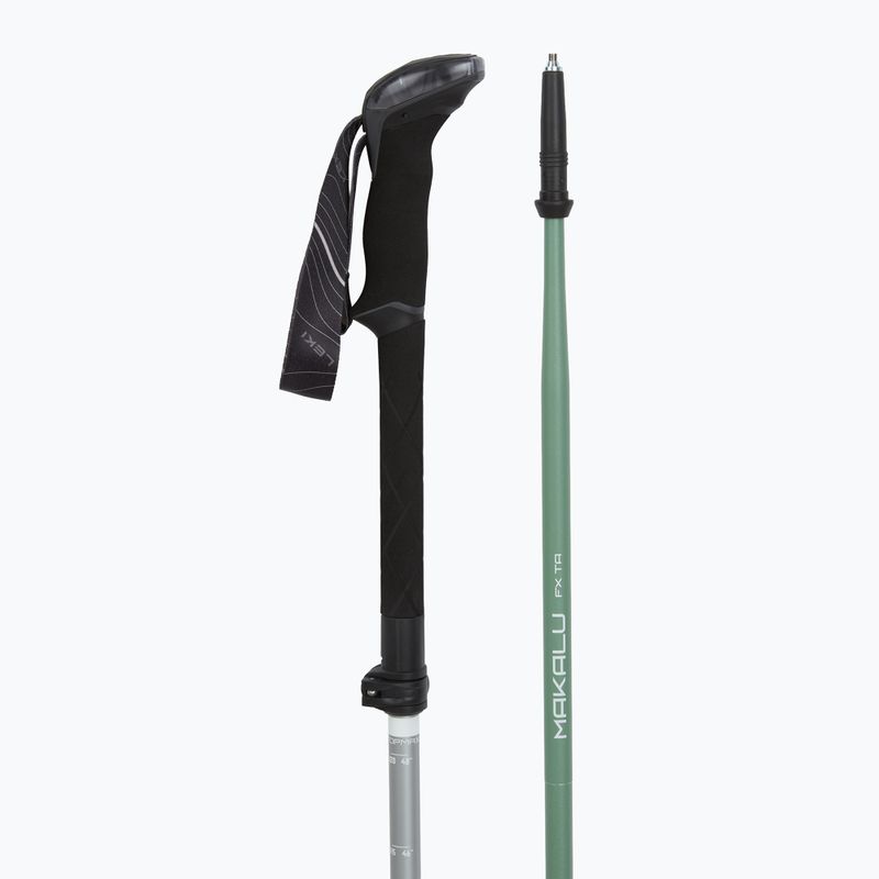 Bețe de trekking LEKI Makalu FX TA silver/greygreen/white 3