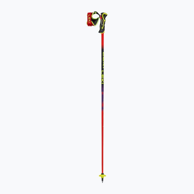 Bețe de schi LEKI Venom SL TR bright red/black/neon yellow 2