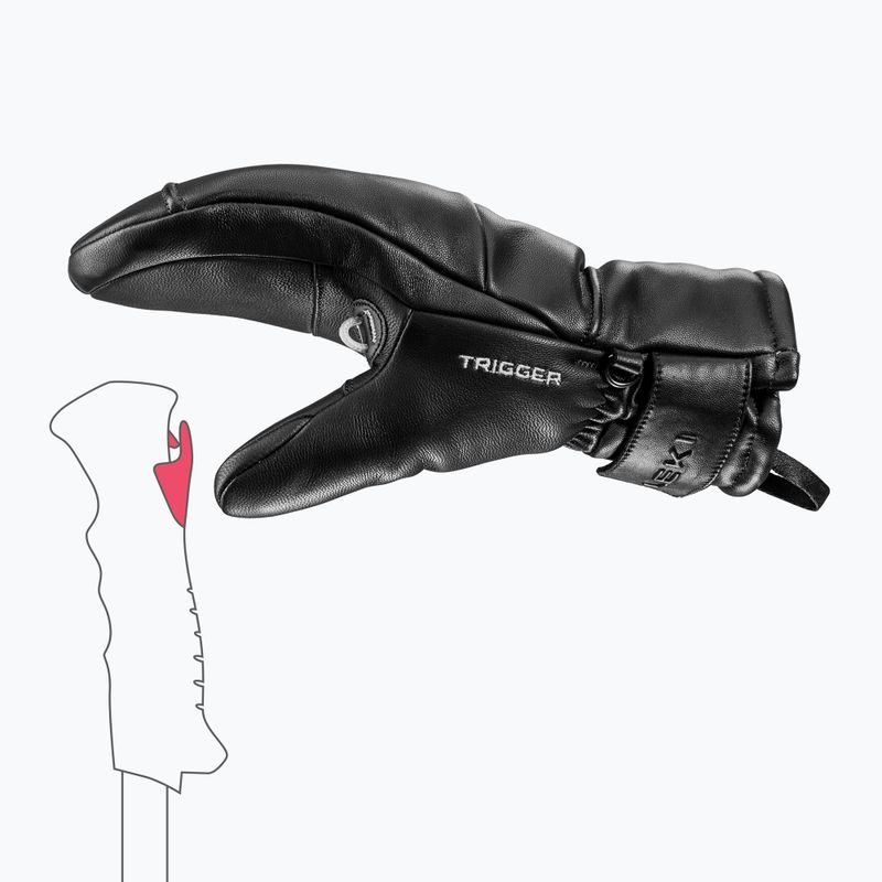 Mănuși de schi pentru femei LEKI Glace Prime TR Women Mitt black 5