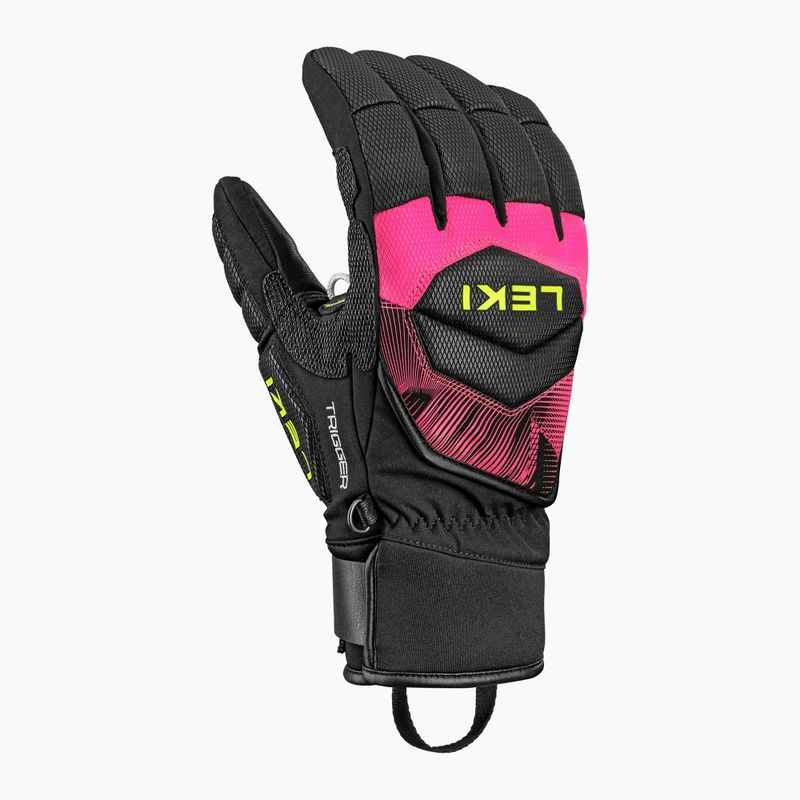 Mănuși de schi LEKI WCR Core TR black/neon pink/neon yellow 2