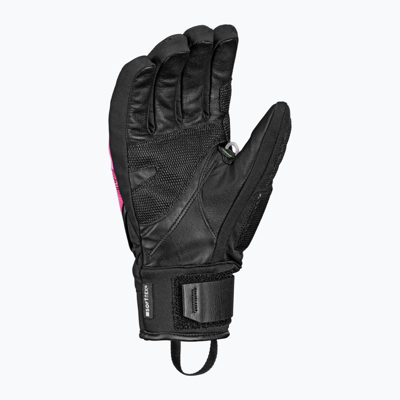 Mănuși de schi LEKI WCR Core TR black/neon pink/neon yellow 3