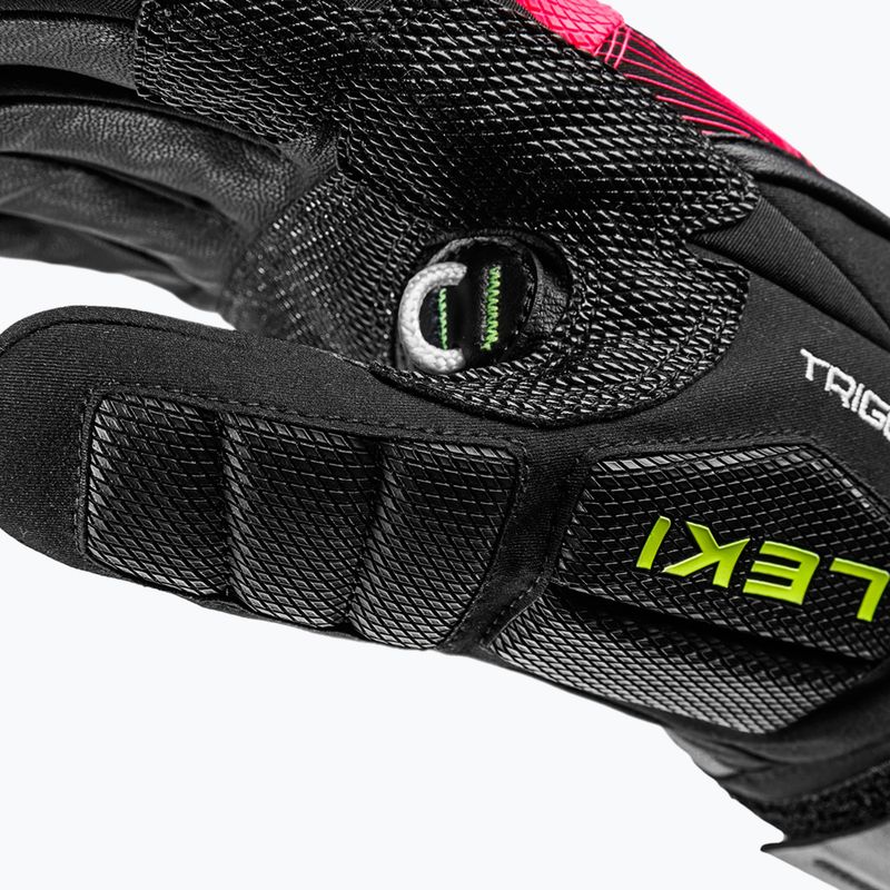 Mănuși de schi LEKI WCR Core TR black/neon pink/neon yellow 5