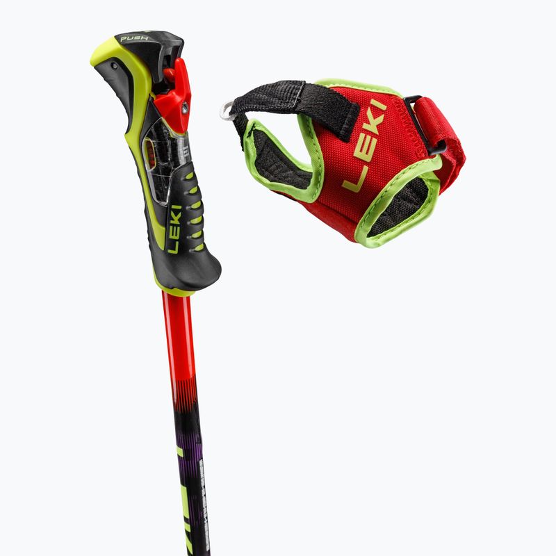 Bețe de schi pentru copii LEKI WCR Pro Lite SL TR bright red/black/neon yellow 4