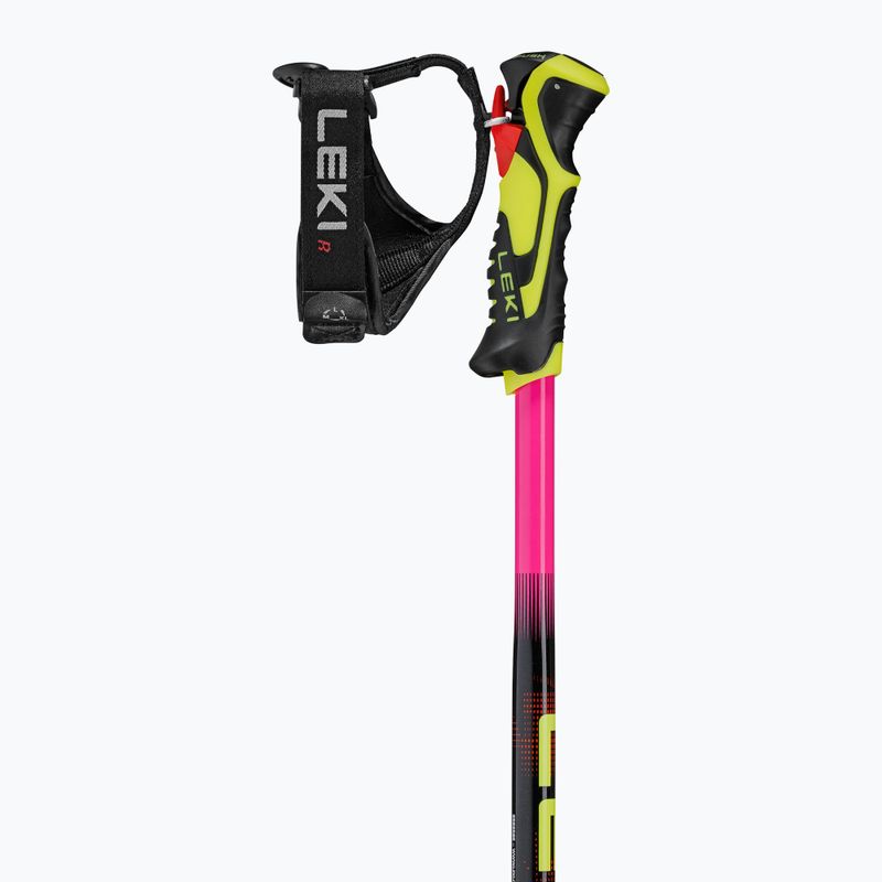 Bețe de schi pentru copii LEKI WCR Evo Lite SL TR neon pink/black/neon yellow 3