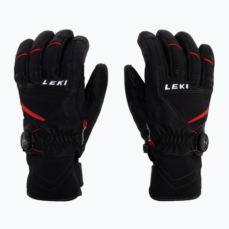 LEKI Griffin Tune S Boa mănușă de schi pentru bărbați negru/roșu 649808302080 3