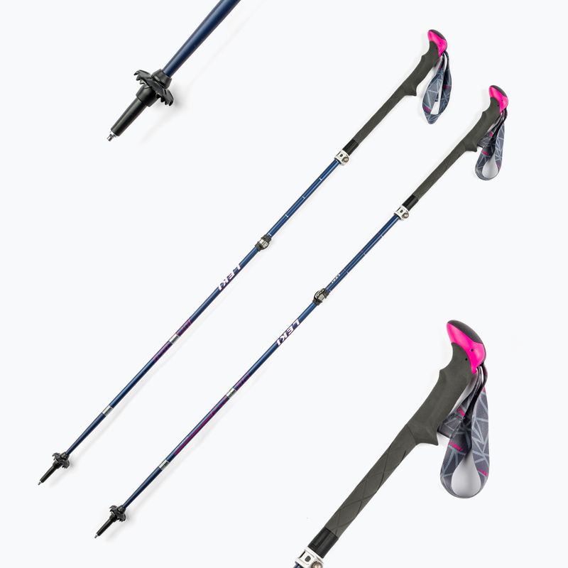 Bețe de trekking Leki Micro Vario Carbon, albastru, 6492067 7