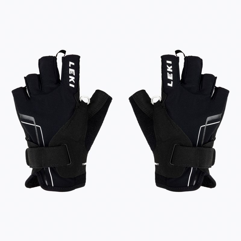 LEKI Nordic Breeze Shark Short Nordic Walking Gloves negru 649703301060