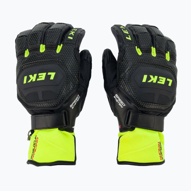 Mănușă de schi pentru bărbați LEKI Worldcup Race Flex S Speed System negru-verde 649802301080 3