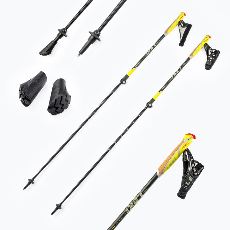 Bețe de mers Leki Spin Shark SL Nordic, negru, 65026141 6
