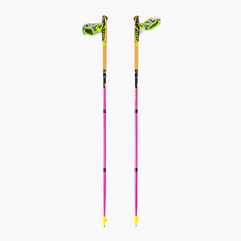 Bețe de trekking și alergare pentru copii Leki Micro Trail Pro, roz, 65025852110