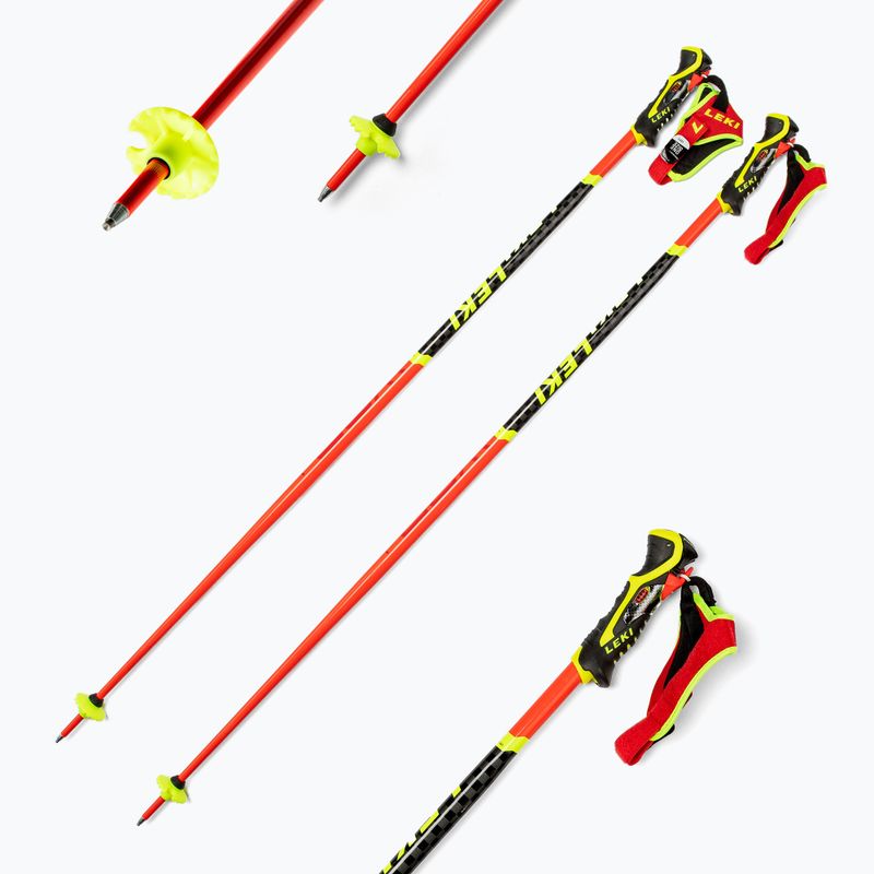 Bețe de schi LEKI Wcr Sl 3D, roșu, 65067481 6