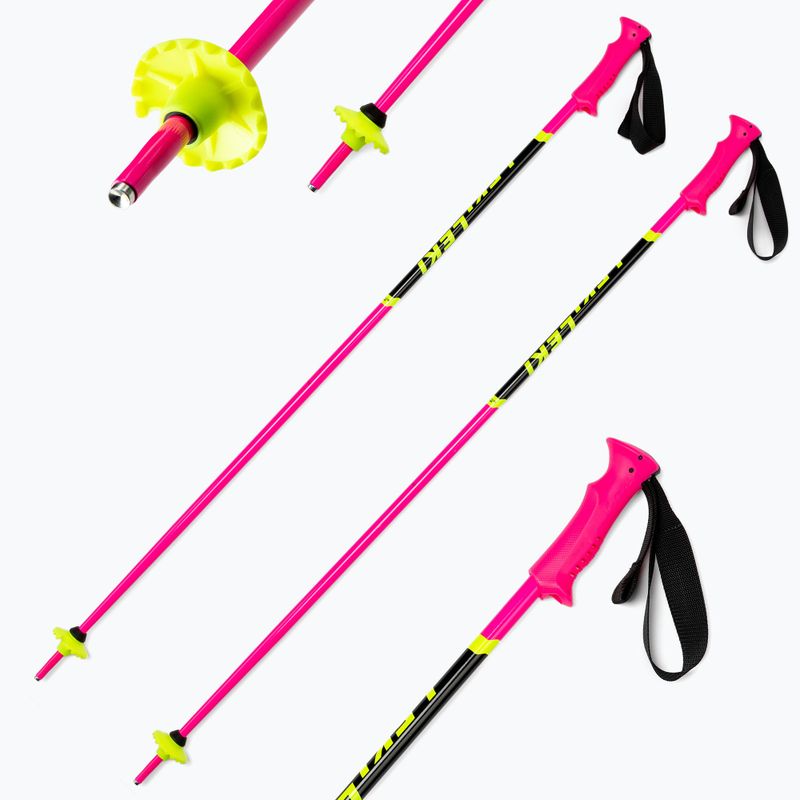 Bețe de schi LEKI Racing Kids, roz, 65044302 6