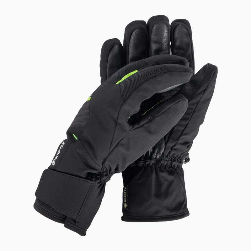 LEKI Spox GTX mănușă de schi negru-verde 65080830303080