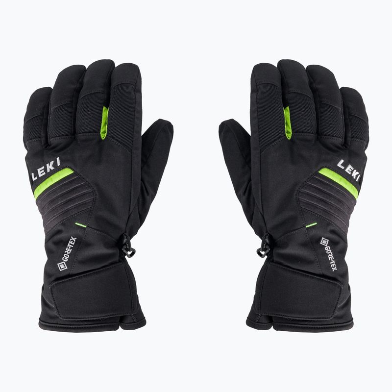 LEKI Spox GTX mănușă de schi negru-verde 65080830303080 2