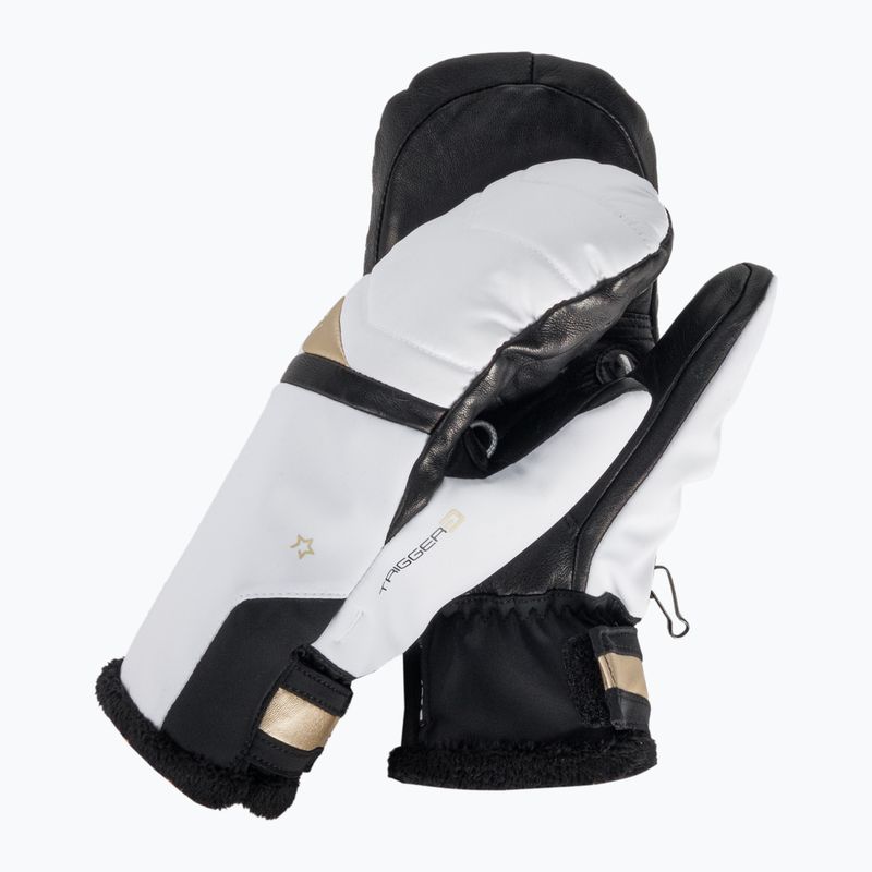 LEKI Snowfox 3D Lady Mitt White 65080150202065 Mănuși de schi pentru femei