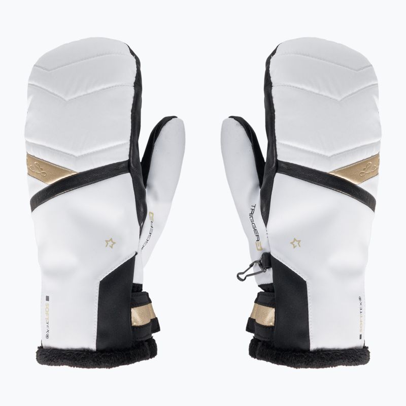 LEKI Snowfox 3D Lady Mitt White 65080150202065 Mănuși de schi pentru femei 2