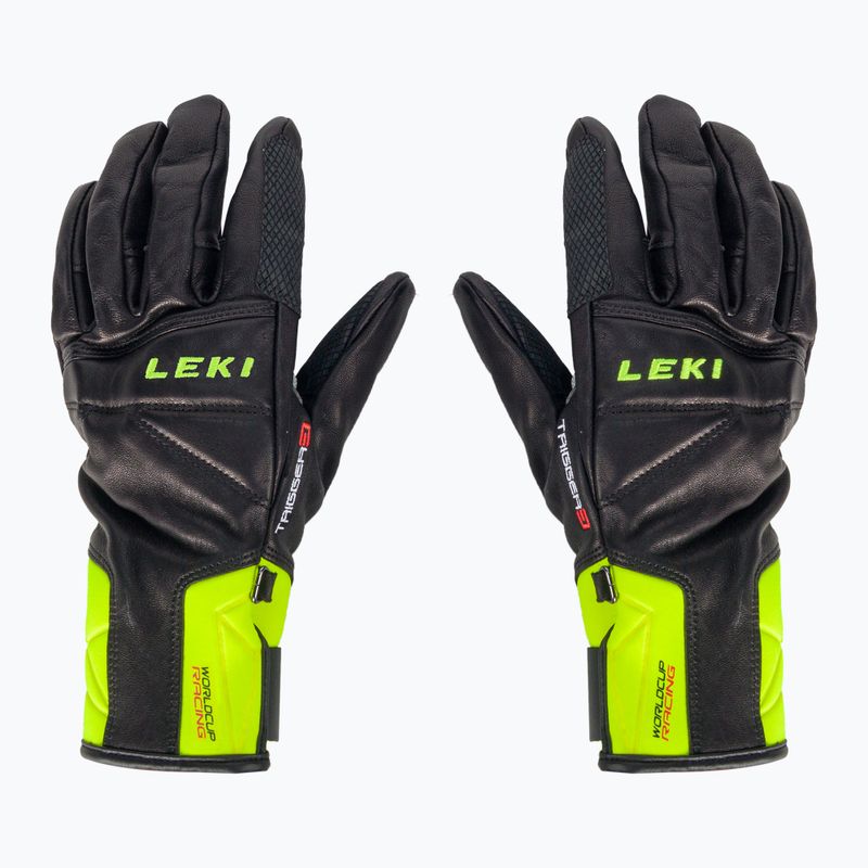 LEKI Worldcup Race Speed 3D mănușă de schi pentru bărbați negru-verde 650801301090 2