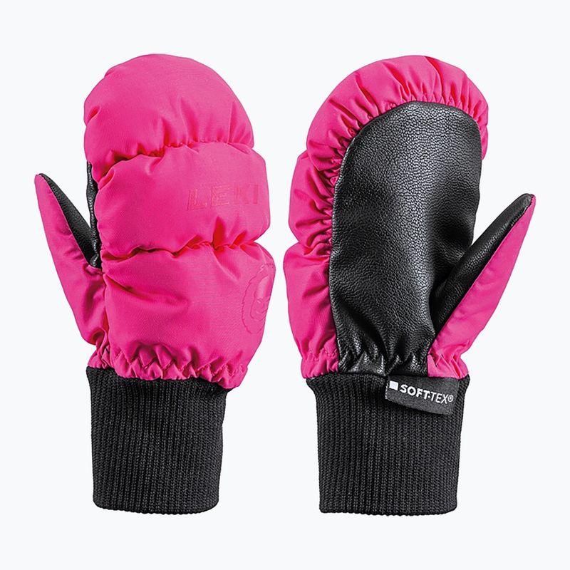 LEKI Mănuși de schi pentru copii Little Eskimo Mitt Short pink 65080240303030 6